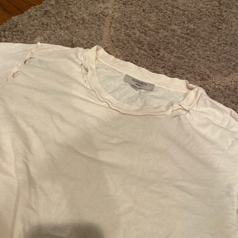 ALLSAINTS tshirt light pink